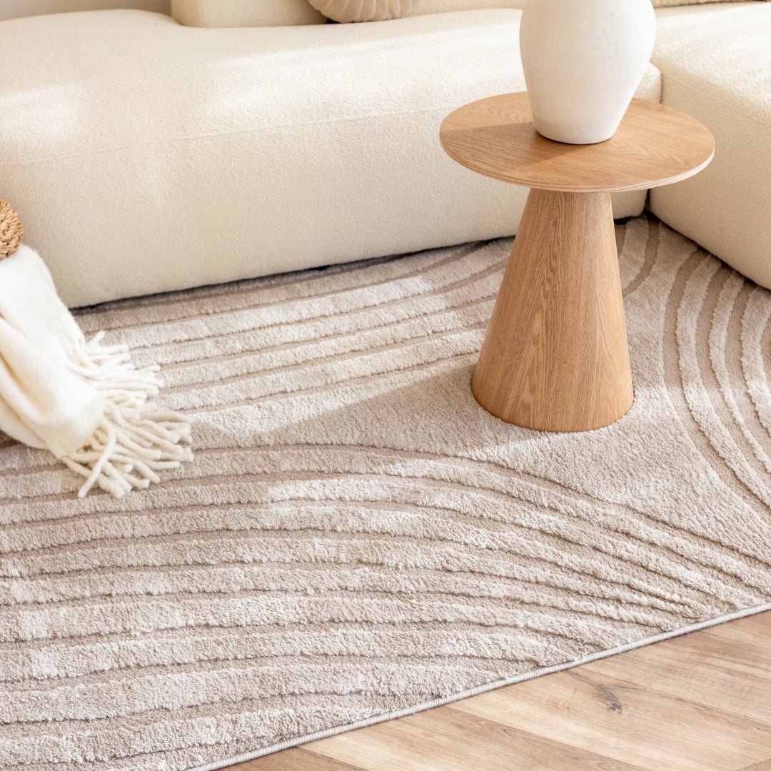 Interieur05 Scandinavisch vloerkleed Vidar zand - 200 x 280 cm