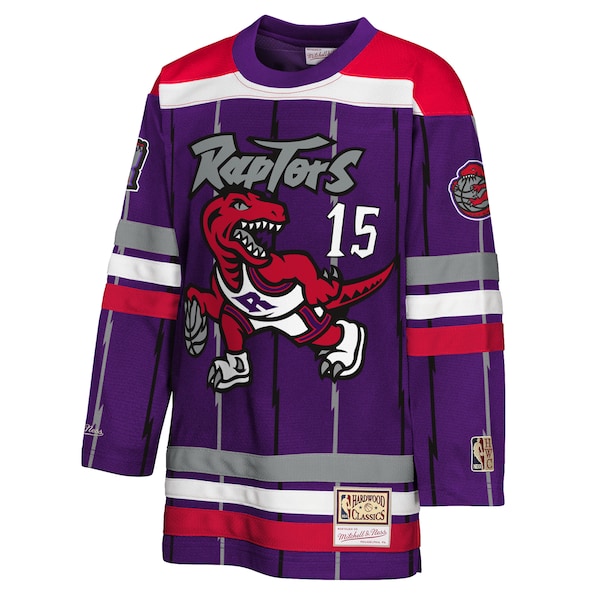 Vince Carter Toronto Raptors  Youth Maxxed Out 2.0 Fashion Hockey Jersey - Purple