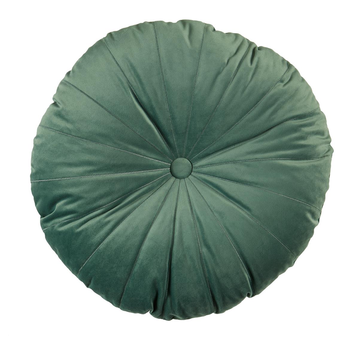 KAAT Amsterdam decoratiekussen Mandarin - dia 40 cm - grijsgroen