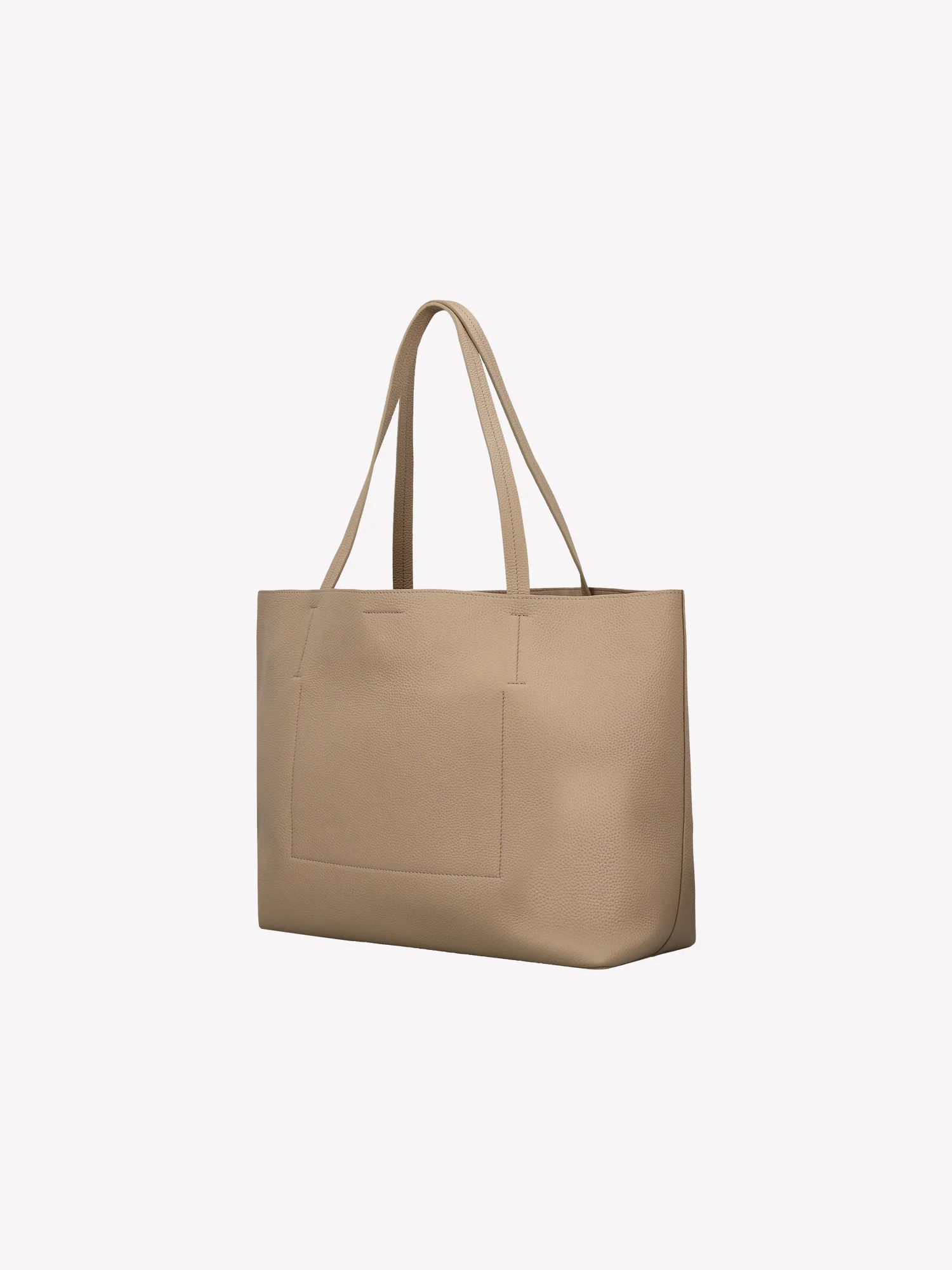 MAXI NARU nahkalaukku - vaalean beige