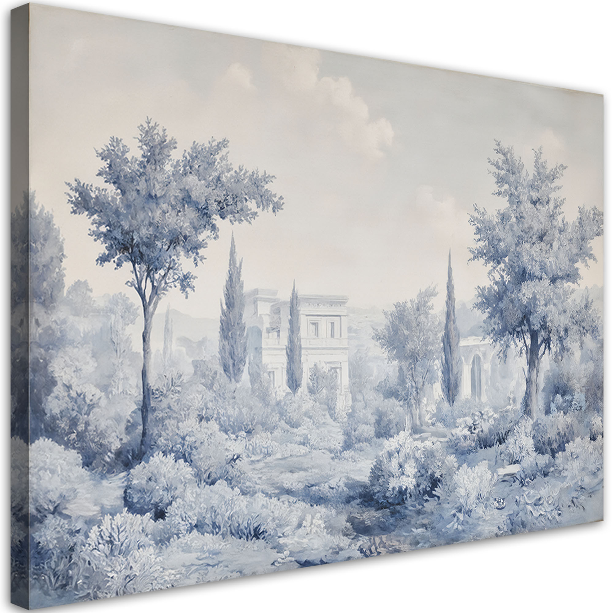 Feeby Obraz na płótnie, Natura Architektura Niebieski 60x40