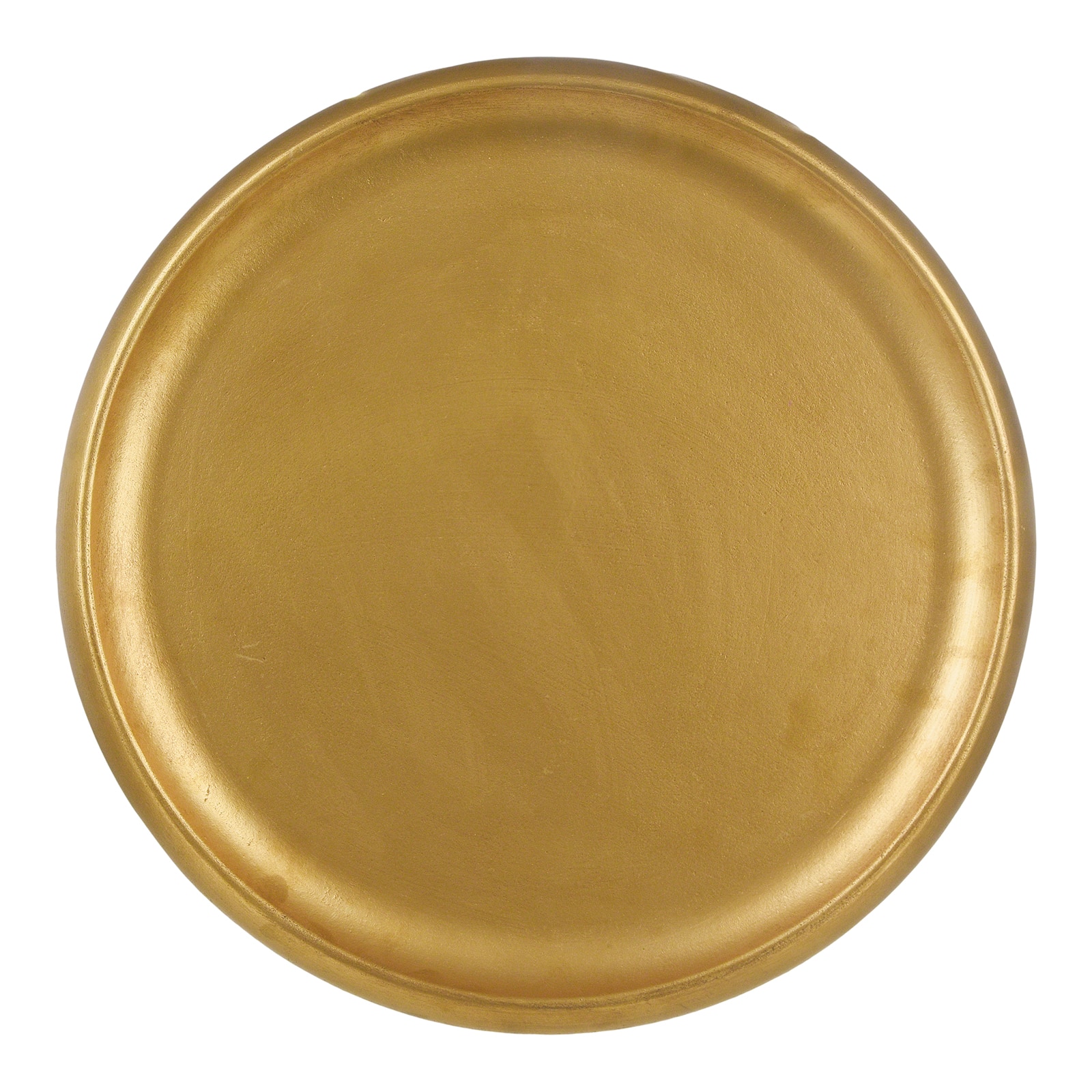 Deko-Tablett Gold, ⌀ 40 cm, H 25 mm