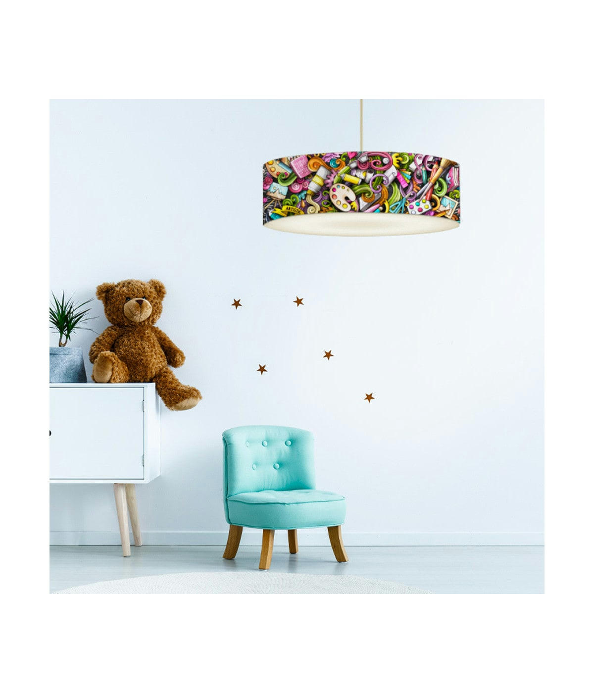 ENFANT - Suspension Enfant Graffiti D: 50 x H: 25