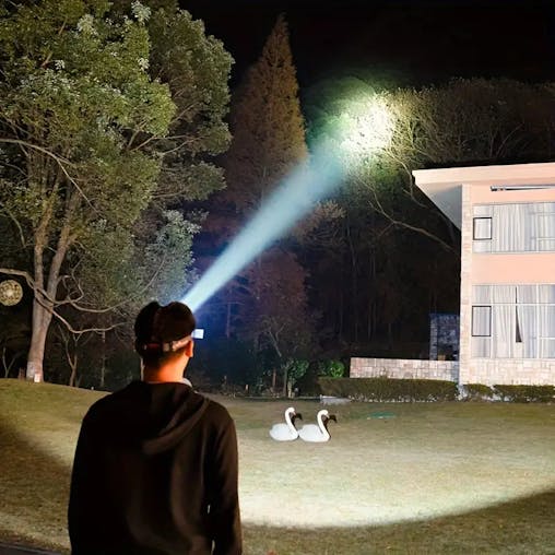 NNETM Super Bright USB Rechargeable Camping Headlight