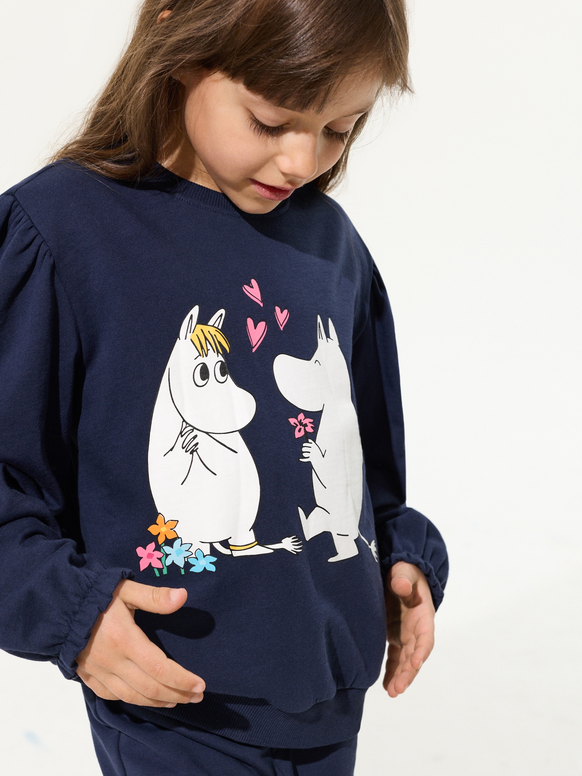 Bluza crewneck z nadrukiem Moomin
