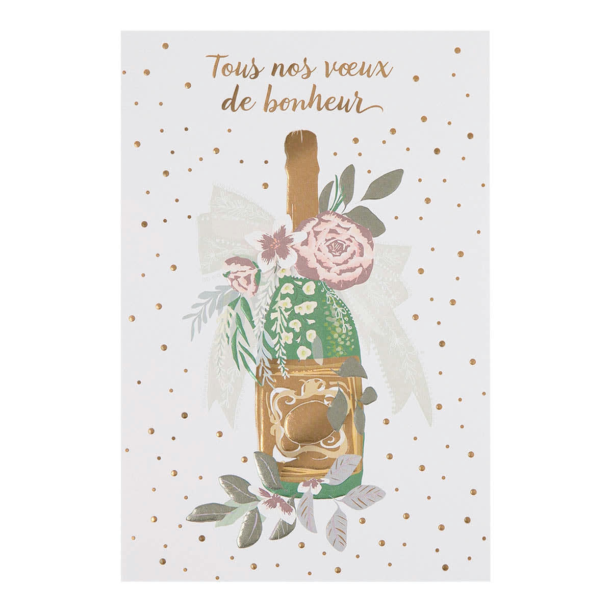 - Carte Mariage Tous Nos Voeux De Bonheur