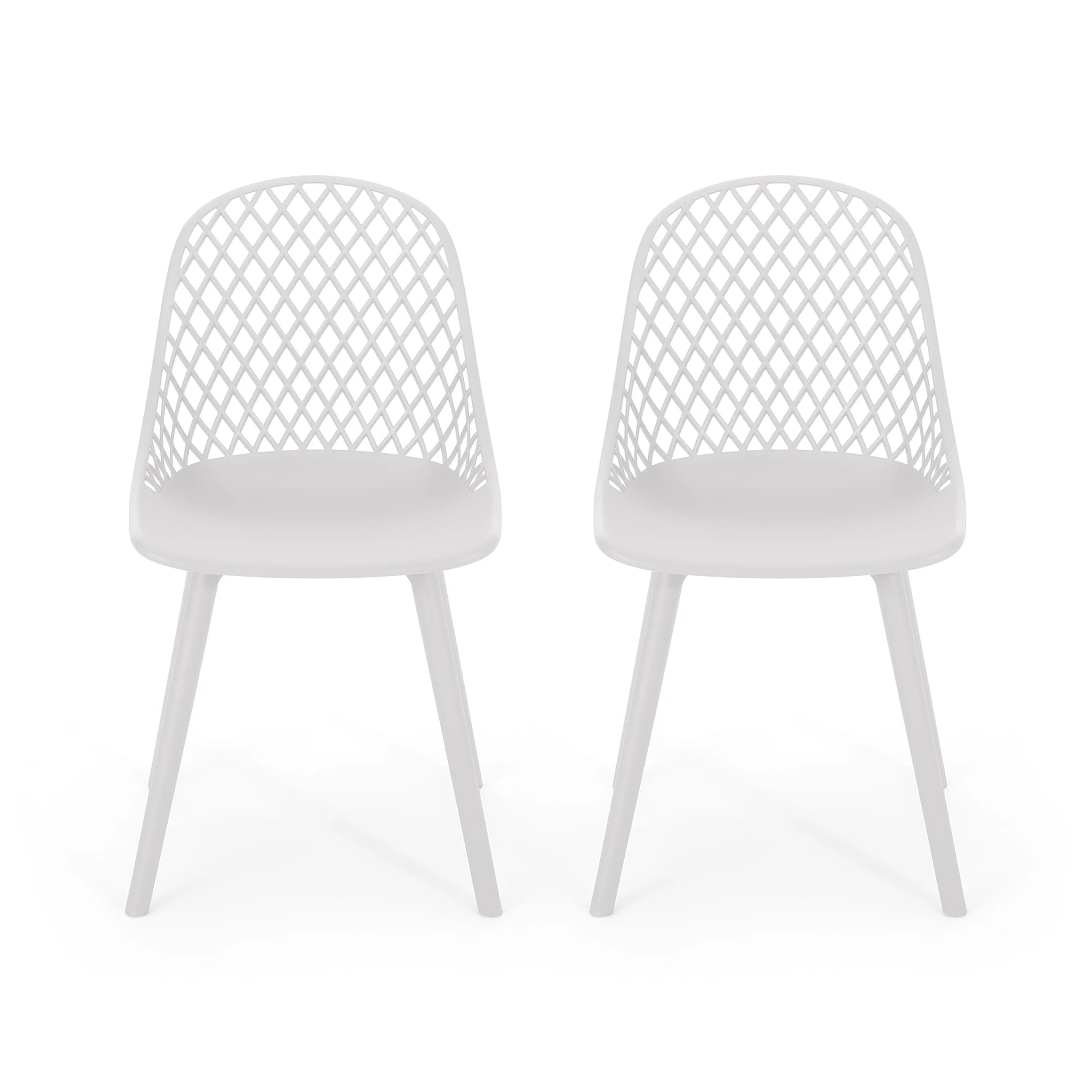 Lily Outdoor Modern Dining Outdoor Modern Dining Chair (Set of 2) by Christopher Knight Home - 18.00 W x 21.50 L x 33.20 H