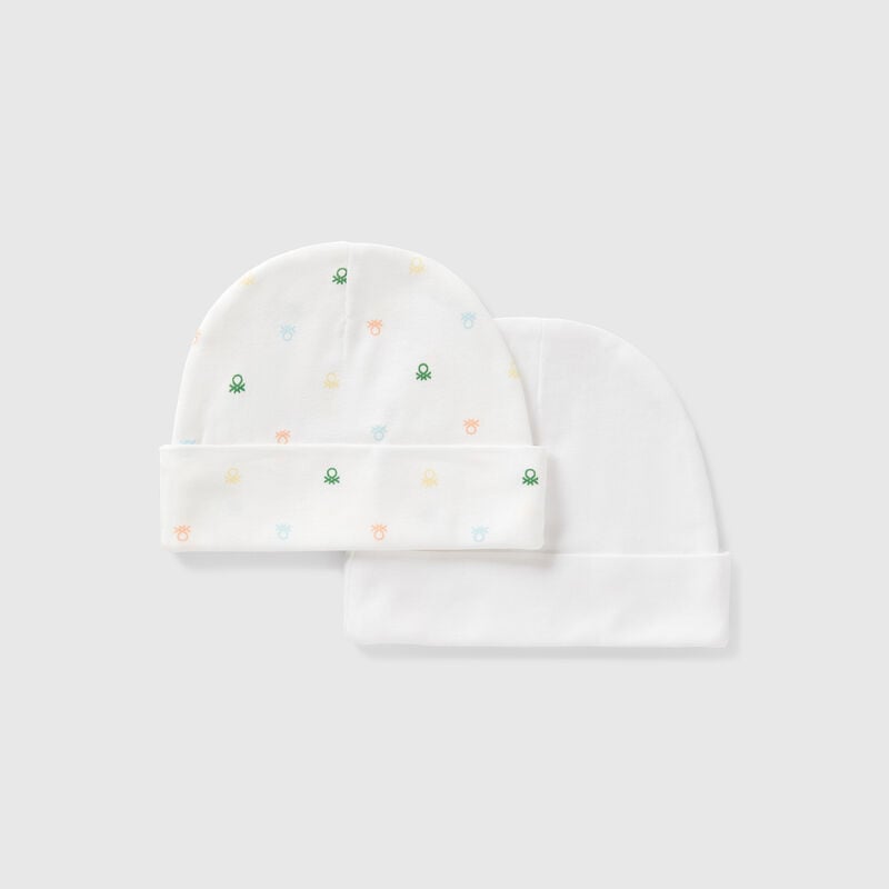Two hats in cotton