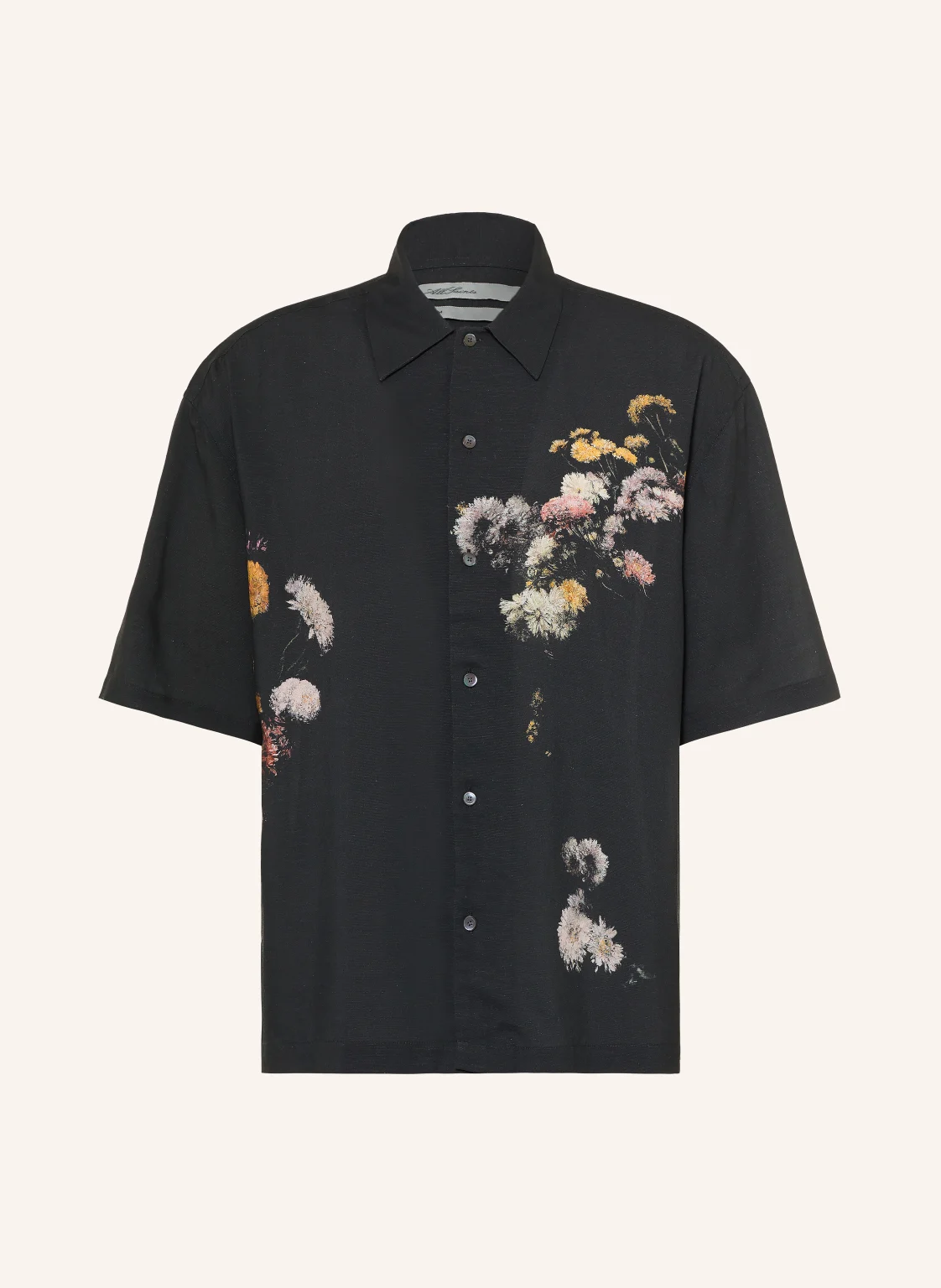 ALLSAINTS Kurzarm-Hemd FLEUR SAINT Comfort Fit