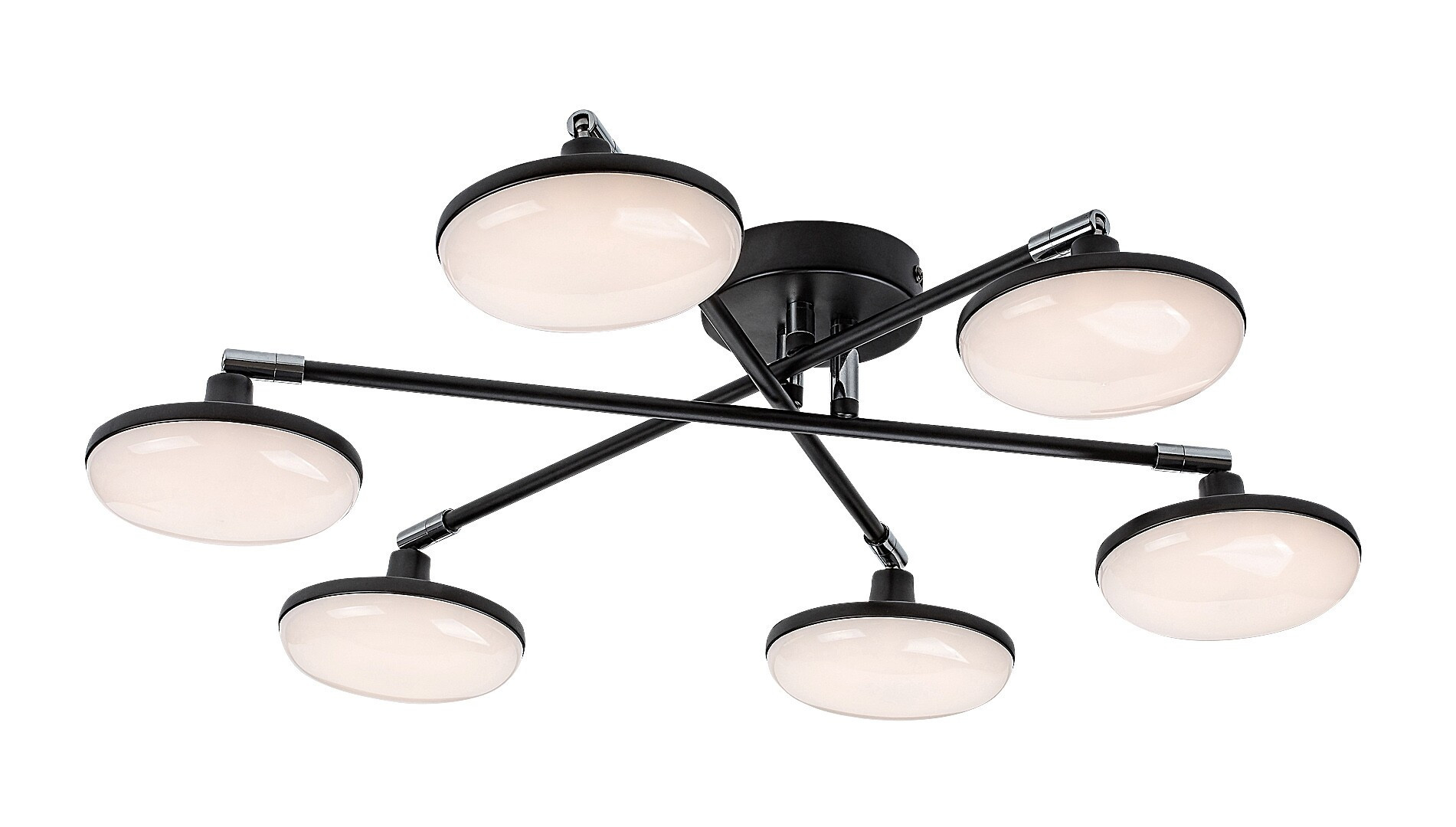 Lampa sufitowa MADI czarna matowa-biała LED 1x24W 3000K 2350lm Rabalux
