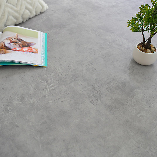 Dalle sol vinyle rigide Performance - Clic 5G - Béton marqué - Paquet de 1,49 m²