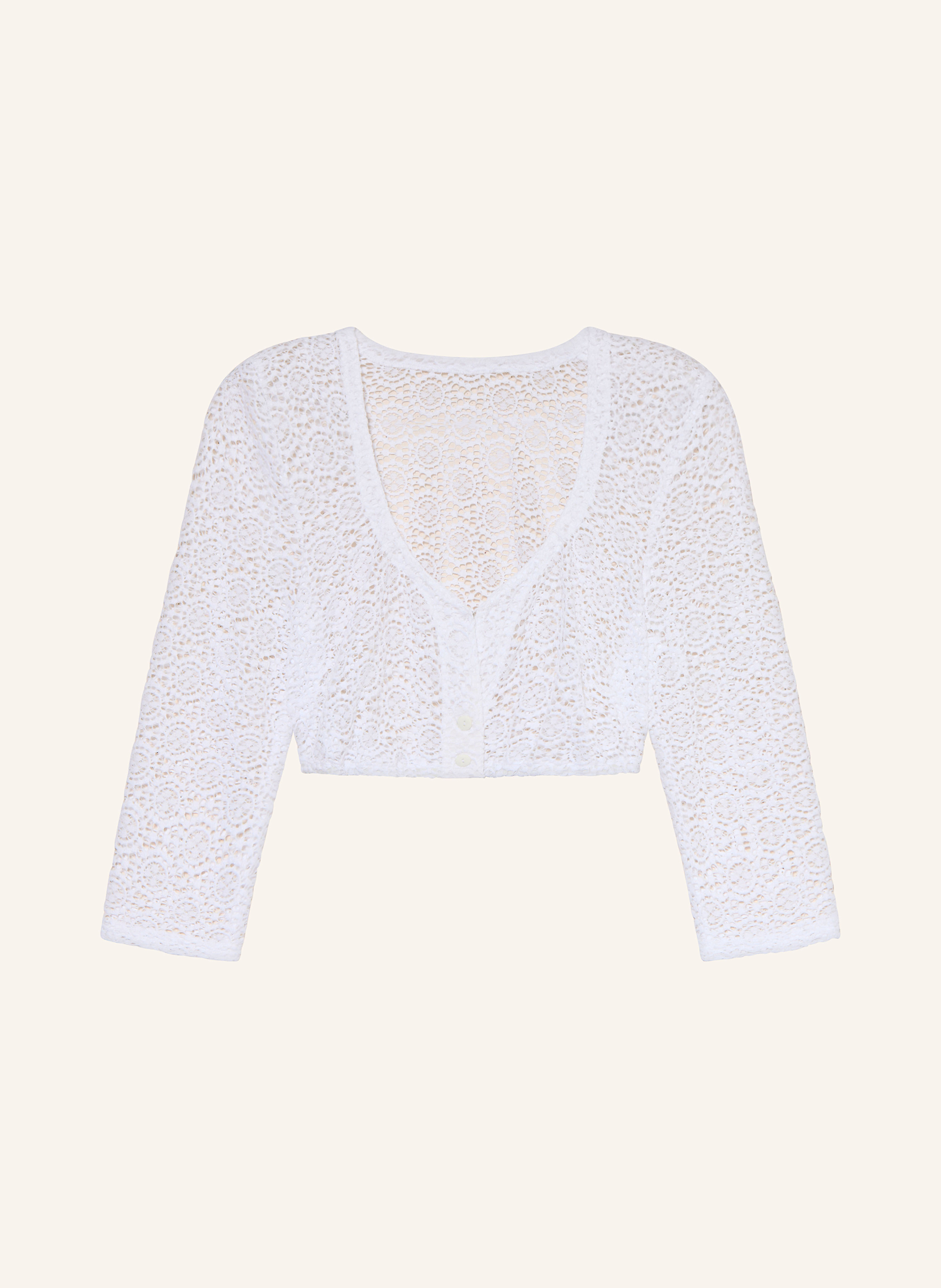 Johann & Johanna Dirndlbluse aus Spitze mit 3/4-Arm