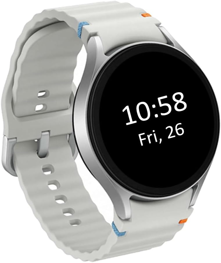 Samsung Galaxy Watch 7 (44mm) AI Smartwatch w/ 1.5 AMOLED  Wear OS 5  Wi-Fi  Bluetooth  Heart Rate  Sleep Apnea & GPS Fitness Tracker  International Model L310 (w/Fast Charger  Silver)