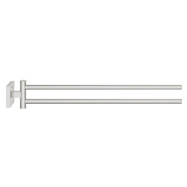 GROHE QuickFix - Start Cube - Barre porte-serviettes 438 mm - Finition Supersteel 40976DC0