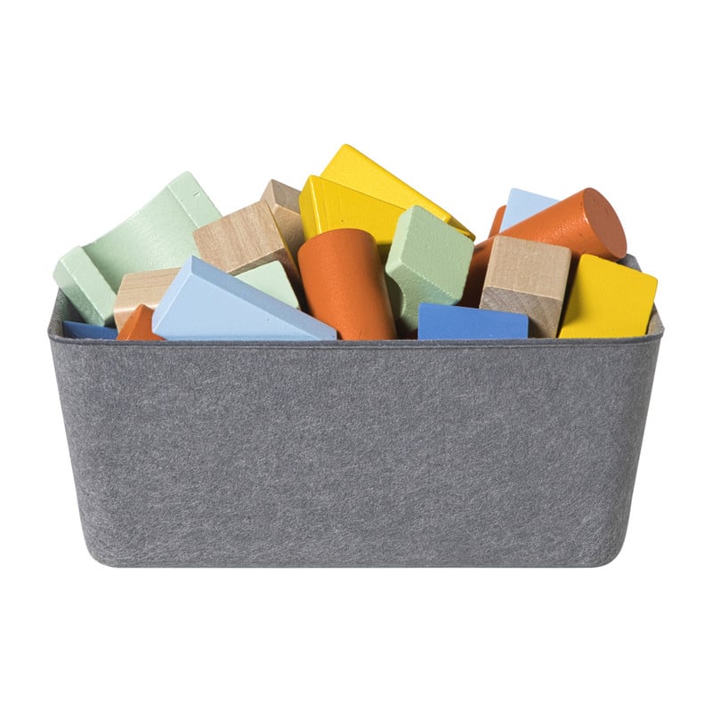 Mand vilt - grijs - 9x22x16 cm