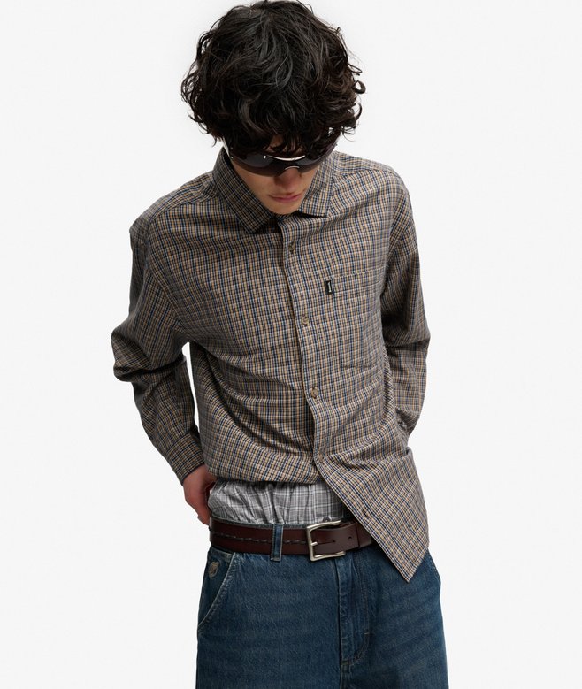 Bench Skater Check Long Sleeve Shirt
