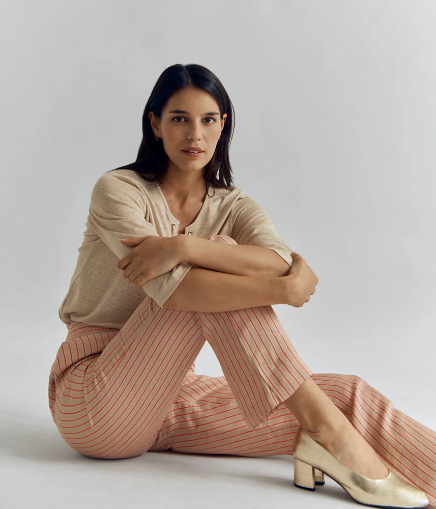 Pantalon à rayures PEPPER/83161/539