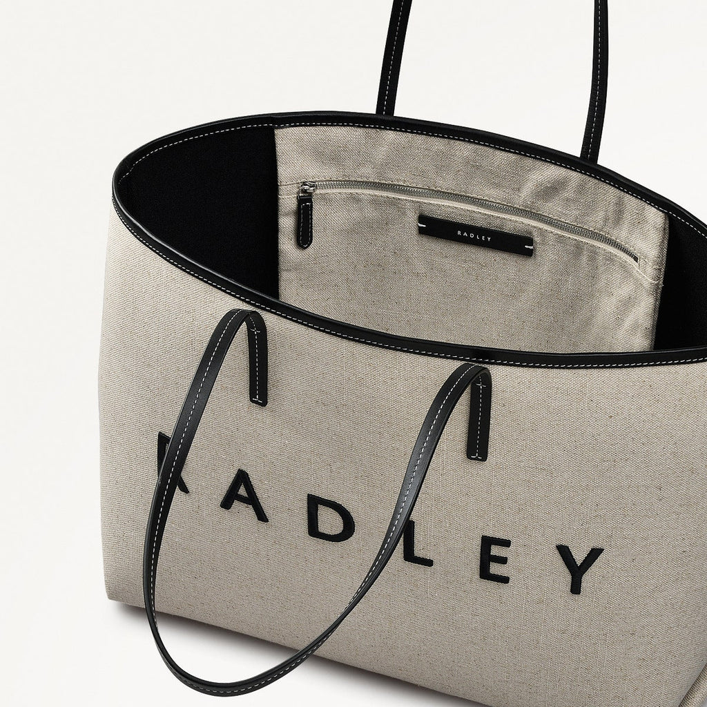 Sutherland Row - Large Open Top Tote Bag