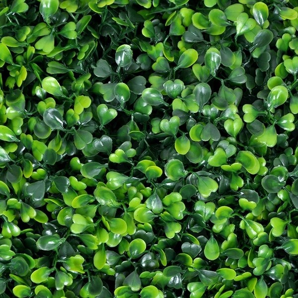 Artificial Boxwood Hedge Greenery Panels, 20"x20"/pc - 24pc