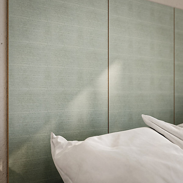 Panneau MDF Plaqué - émeraude - 60 x 120 cm