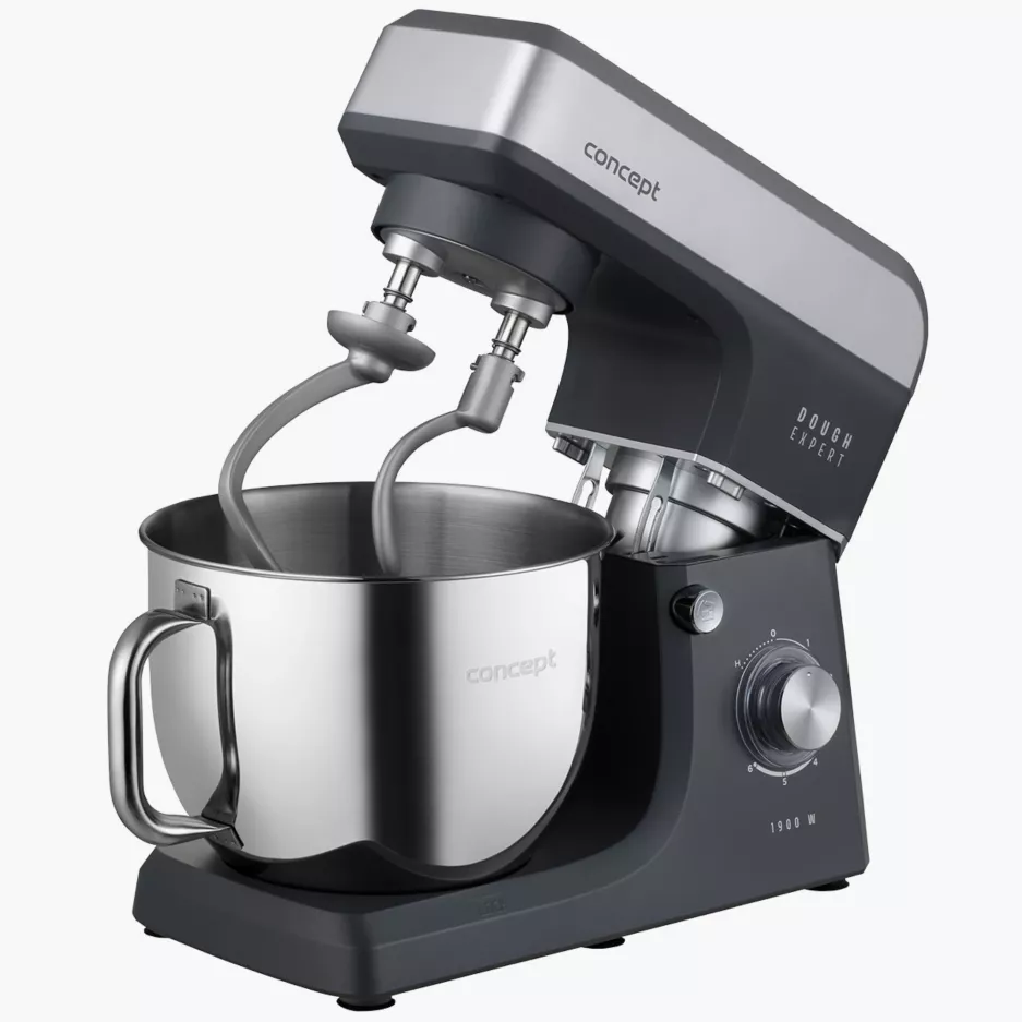 Robot kuchenny planetarny CONCEPT DOUGH EXPERT 1900W srebrno-czarny