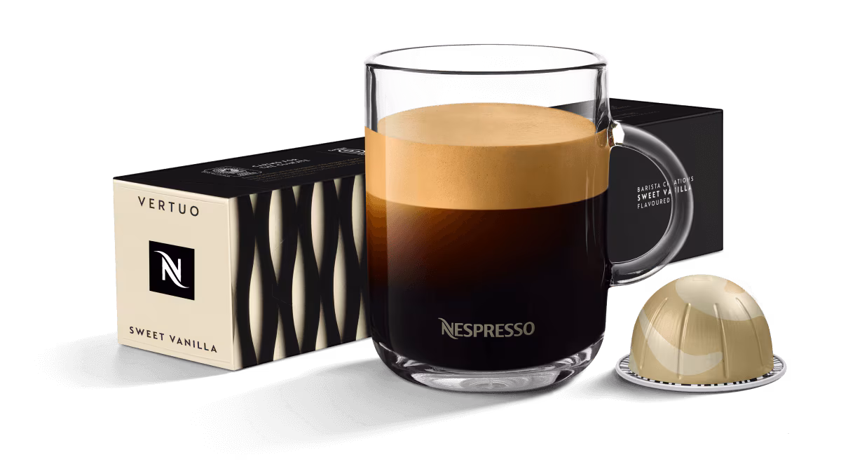 Sweet Vanilla Capsules - Coffee with Vanilla Flavor - Nespresso