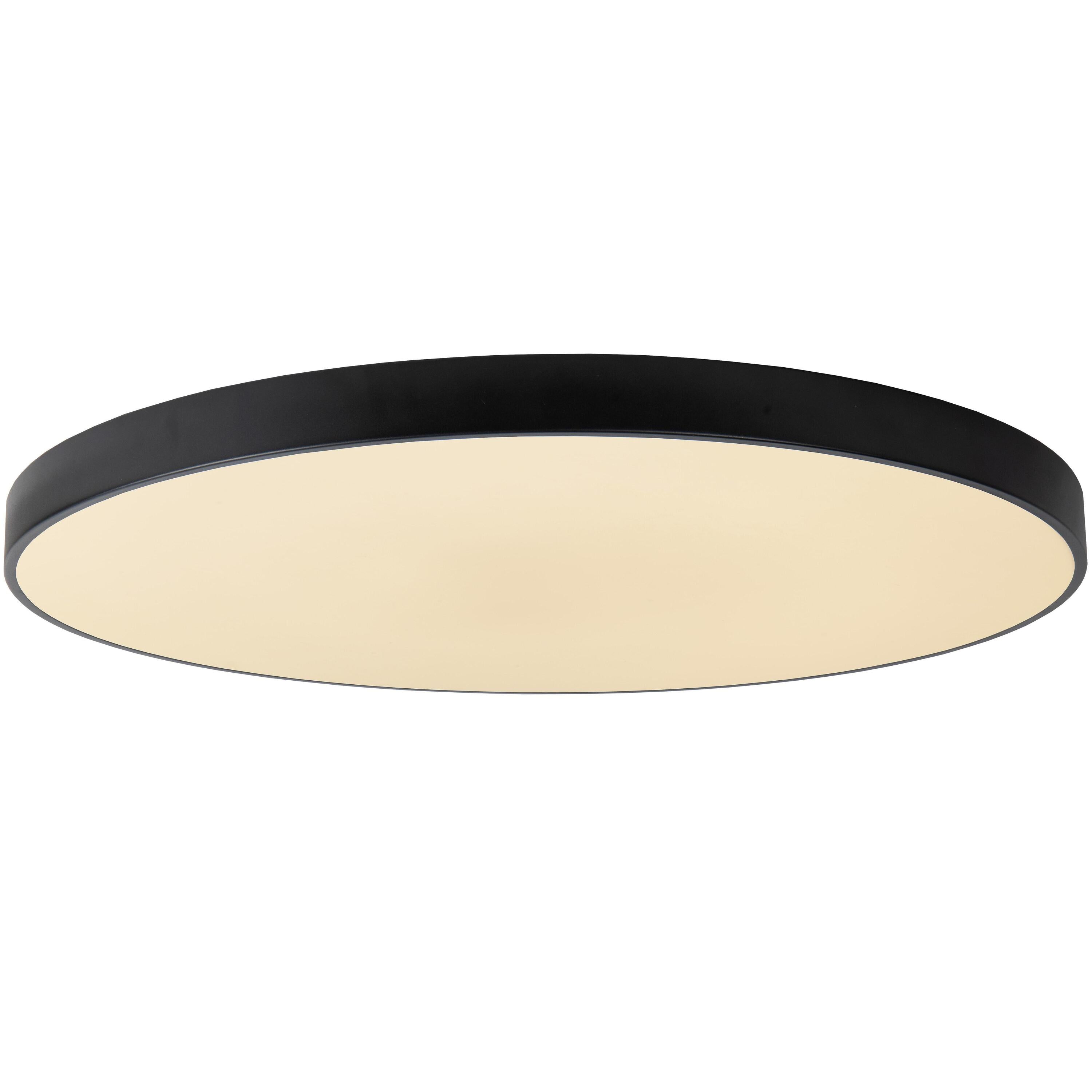 Unar plafondlamp LED Ø80 zwart