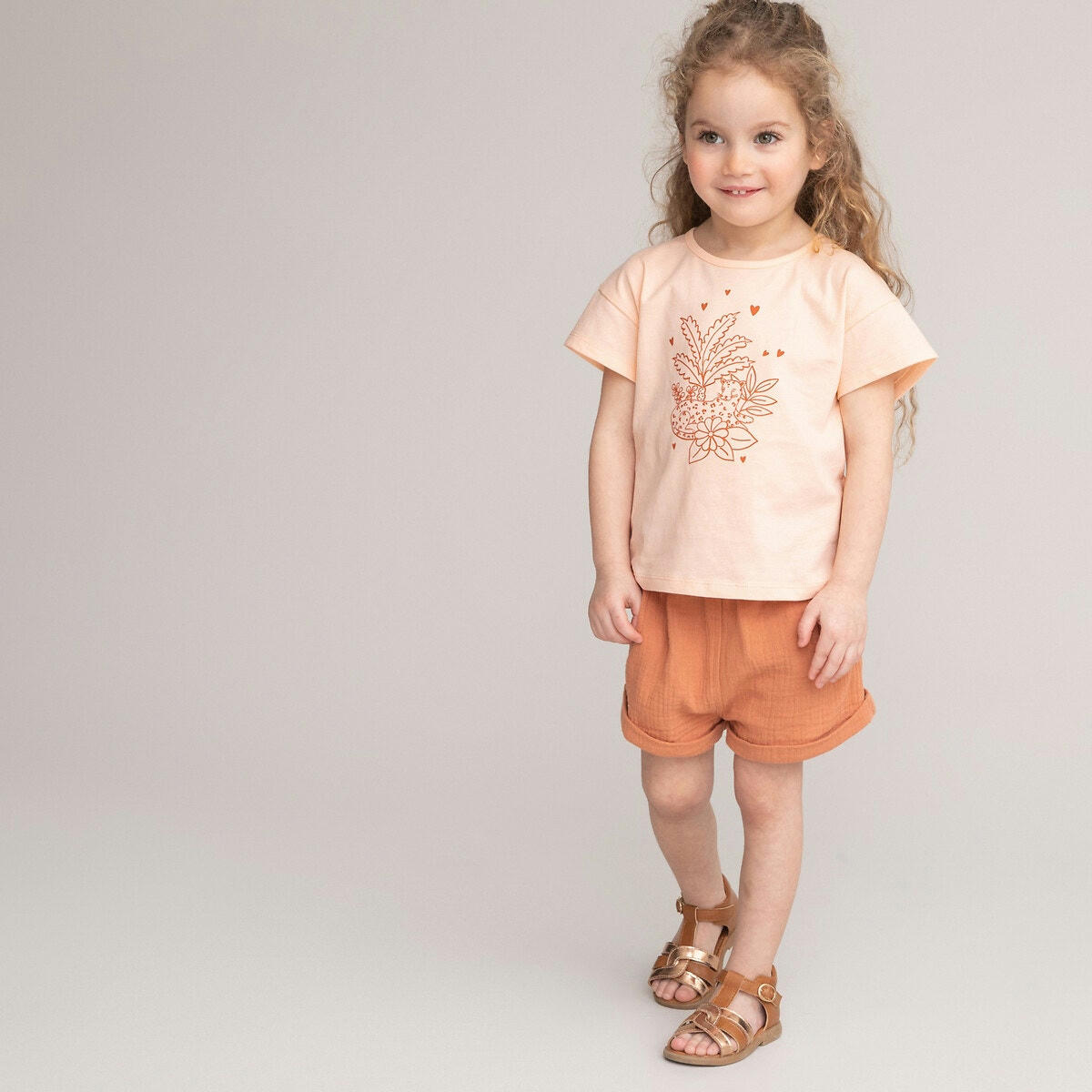 Lot de 3 T-shirts col rond imprimés