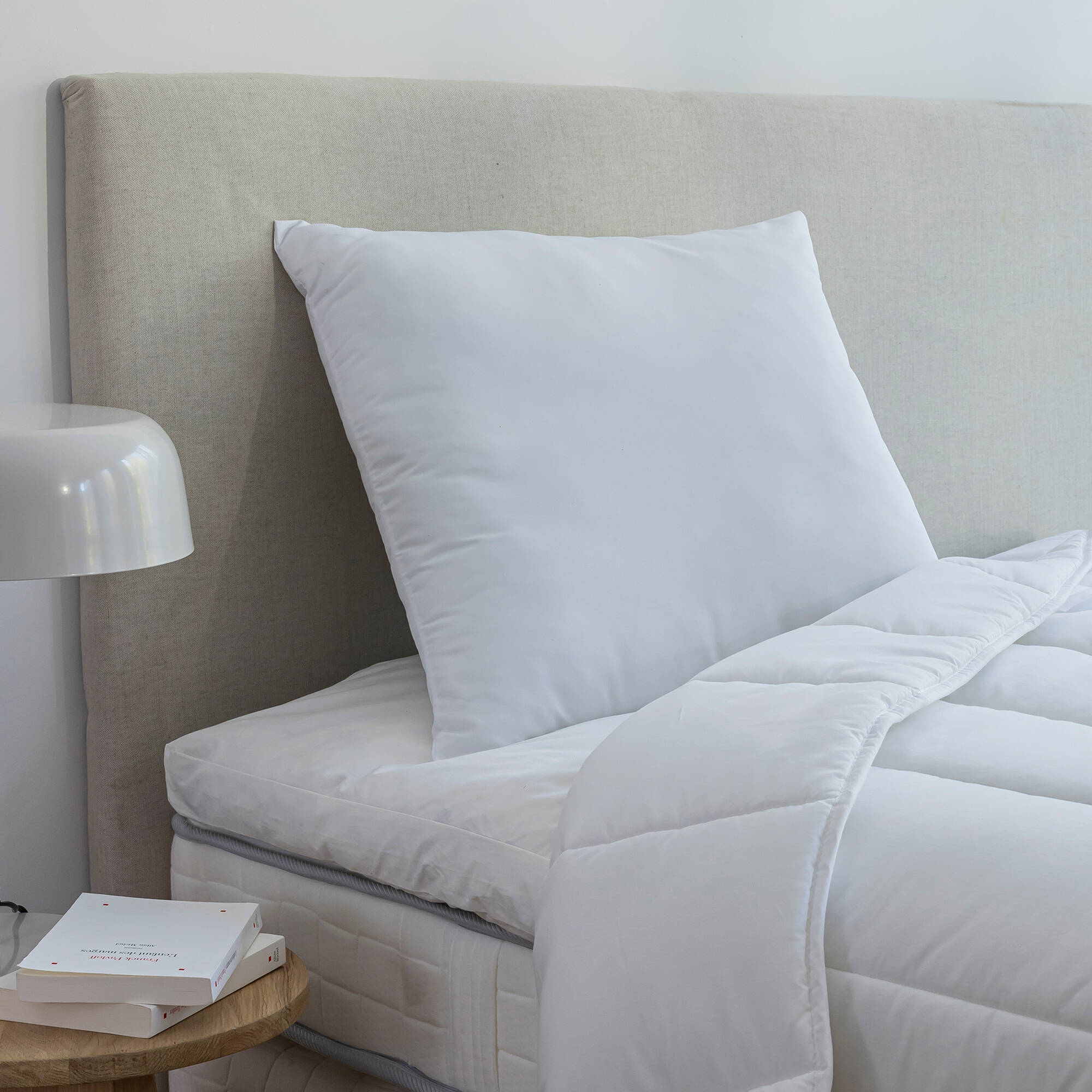 Oreiller microfibre, confort médium