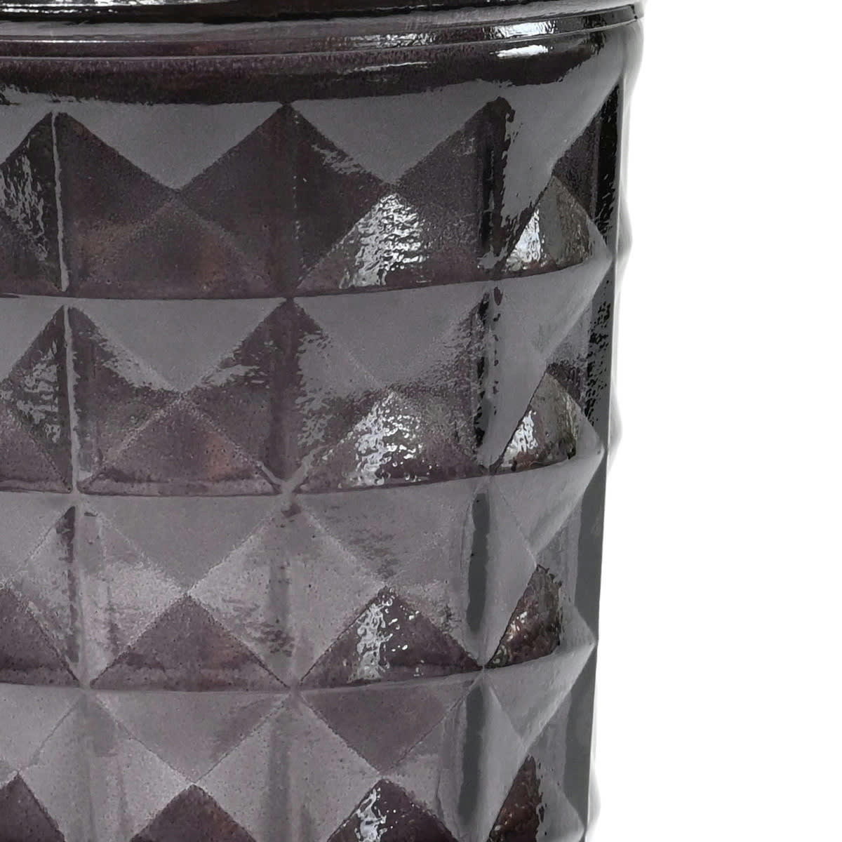 KRYSTAL - Gobelet en verre recyclé  anthracite 12 cm