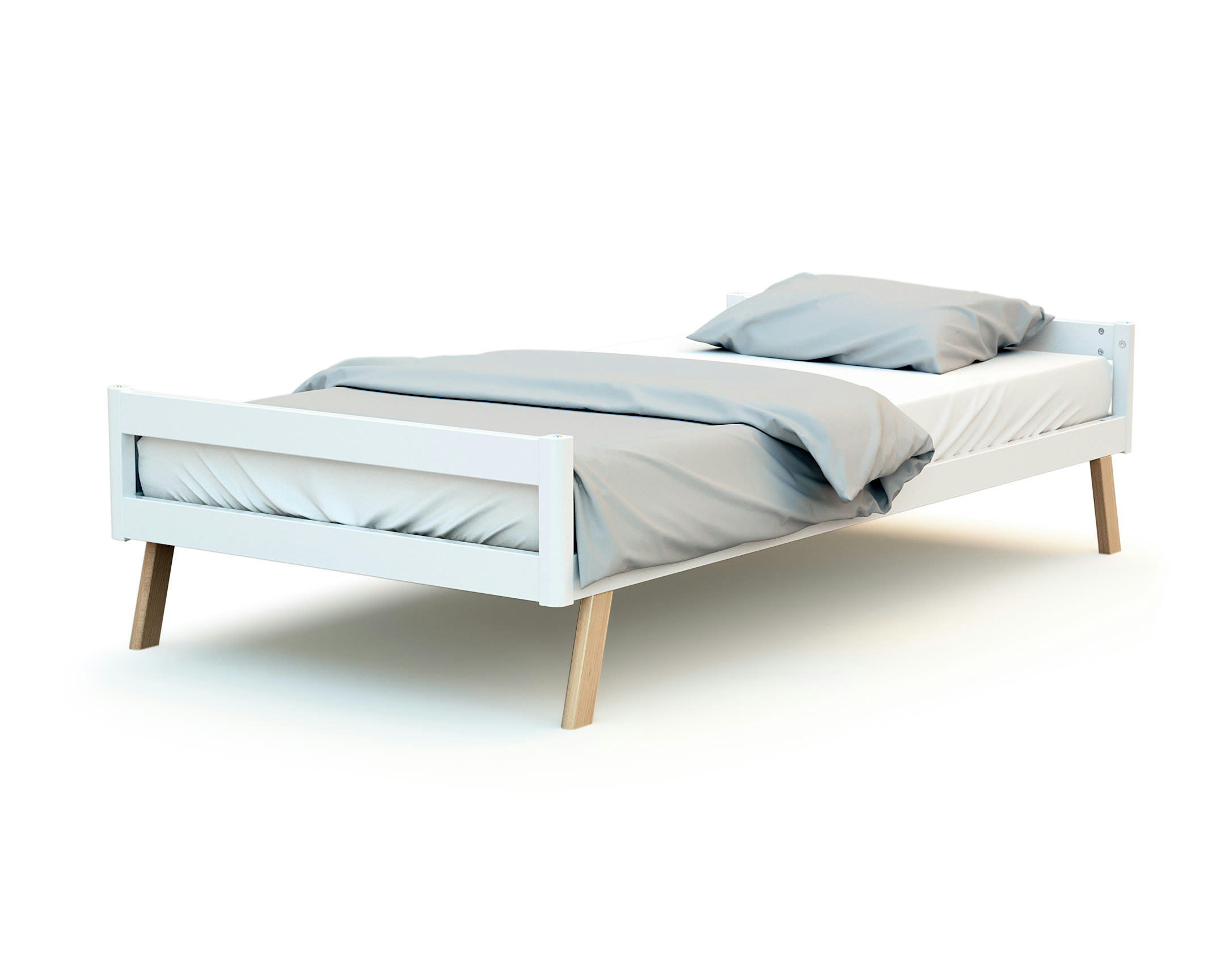 - Lit évolutif 70x140 blanc