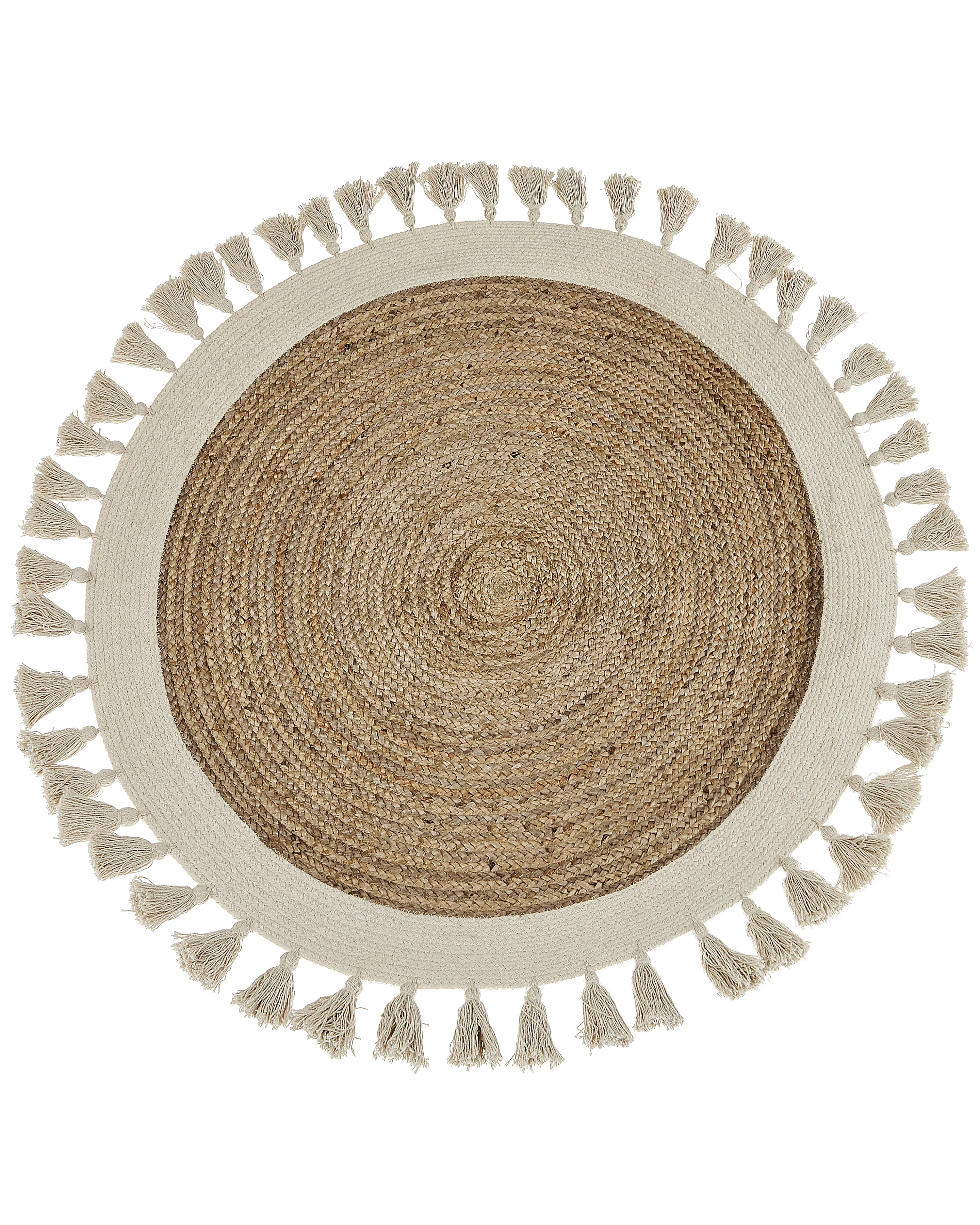 Rug SAMSUN Beige ? 120 cm Jute