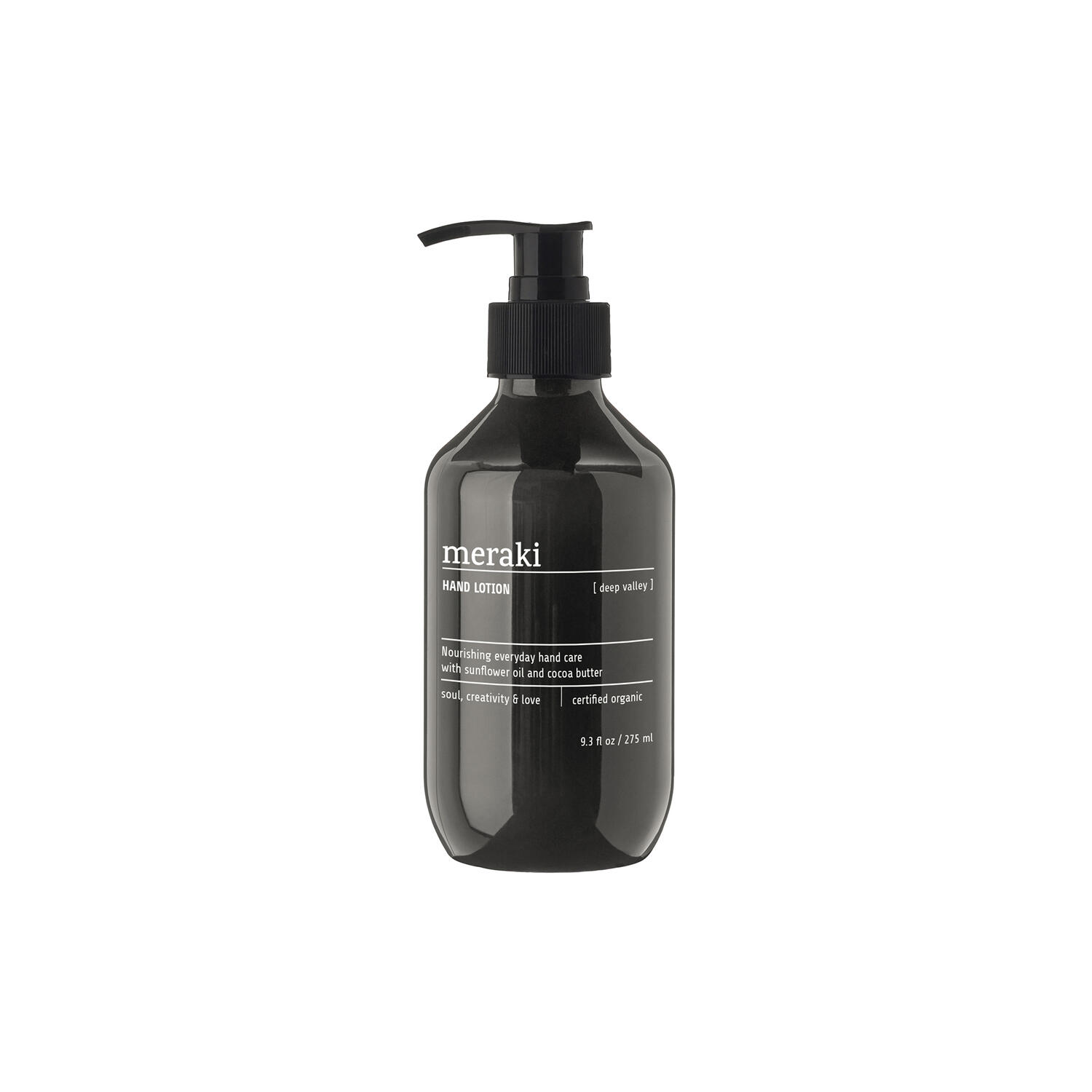 Hand lotion, deep valley
