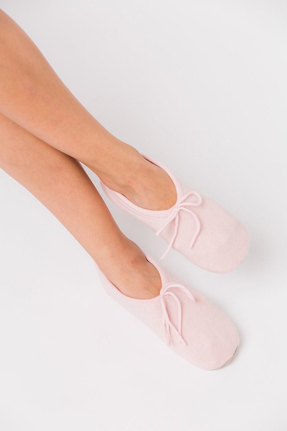 Pure Luxuries London Appleby' Cashmere & Merino Wool Small Slippers