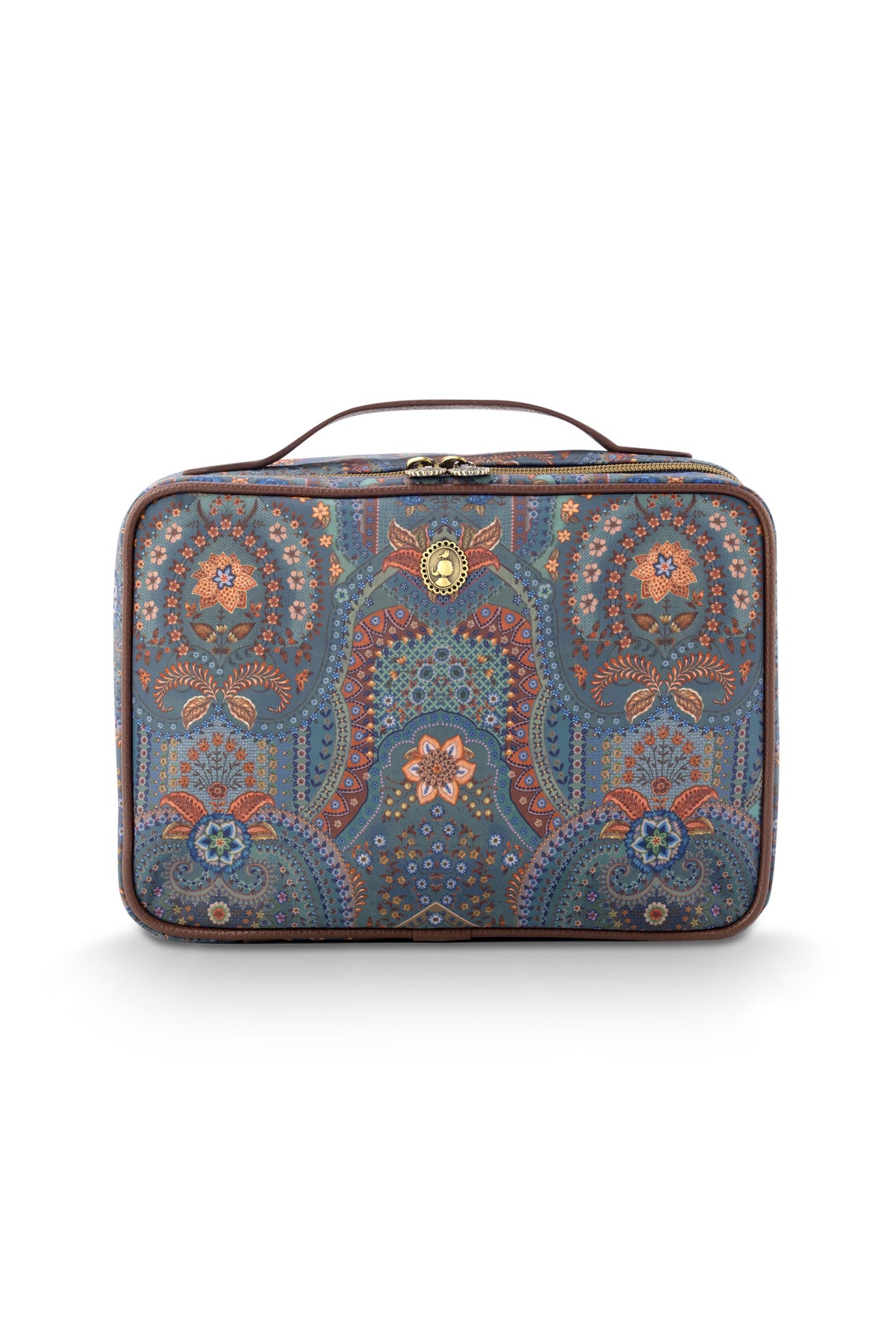 Pip Studio - Casey Beautycase Dames - Jabali - Blauw - 27x10x19cm