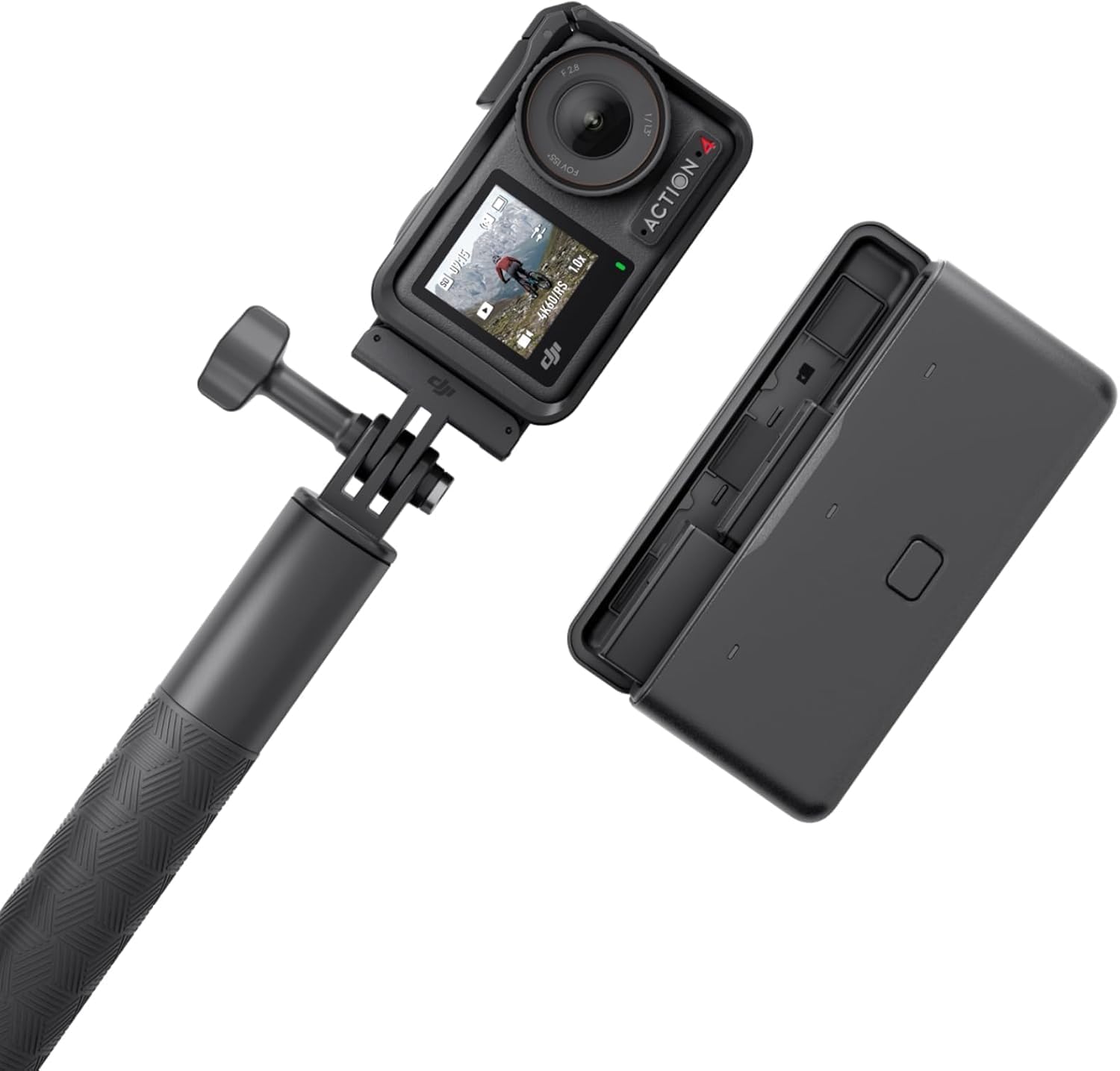 DJI Osmo Action 4 Essential Combo, 4K/120fps Waterproof Action Camera