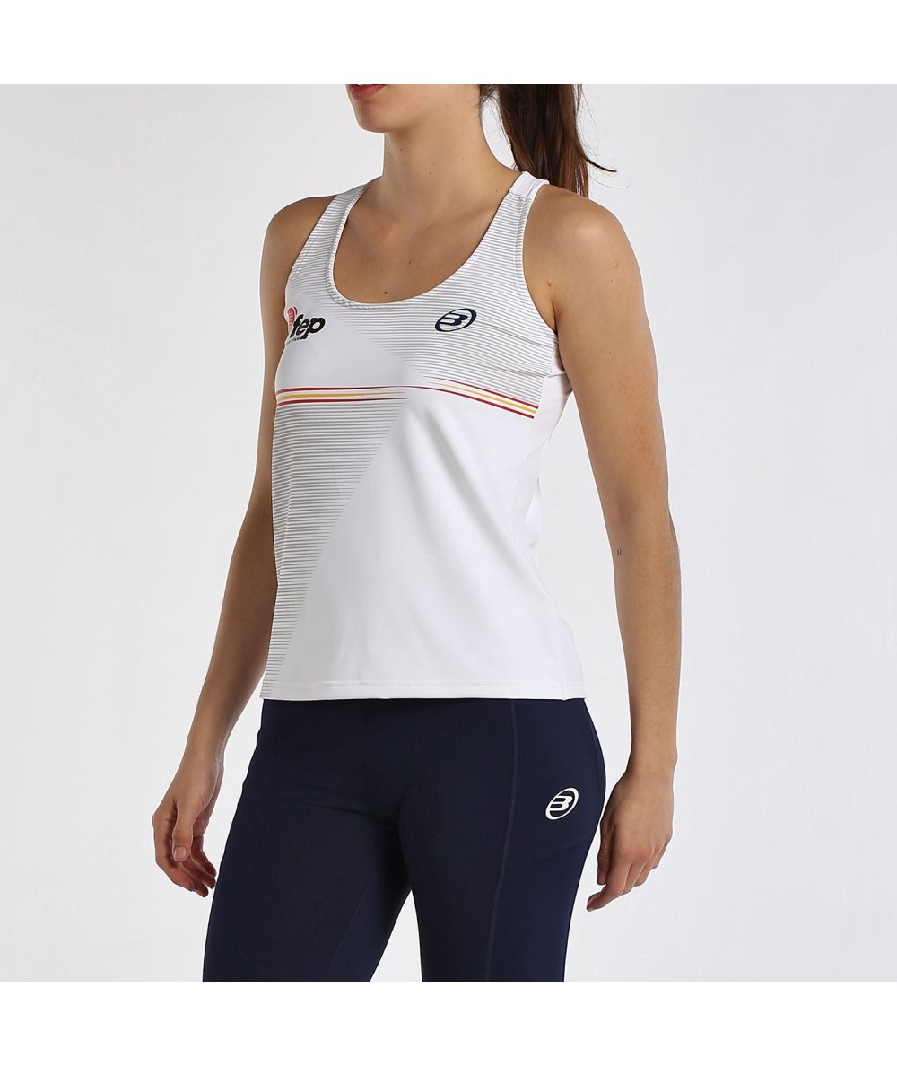 CAMISETA BULLPADEL FUNI BLANCO