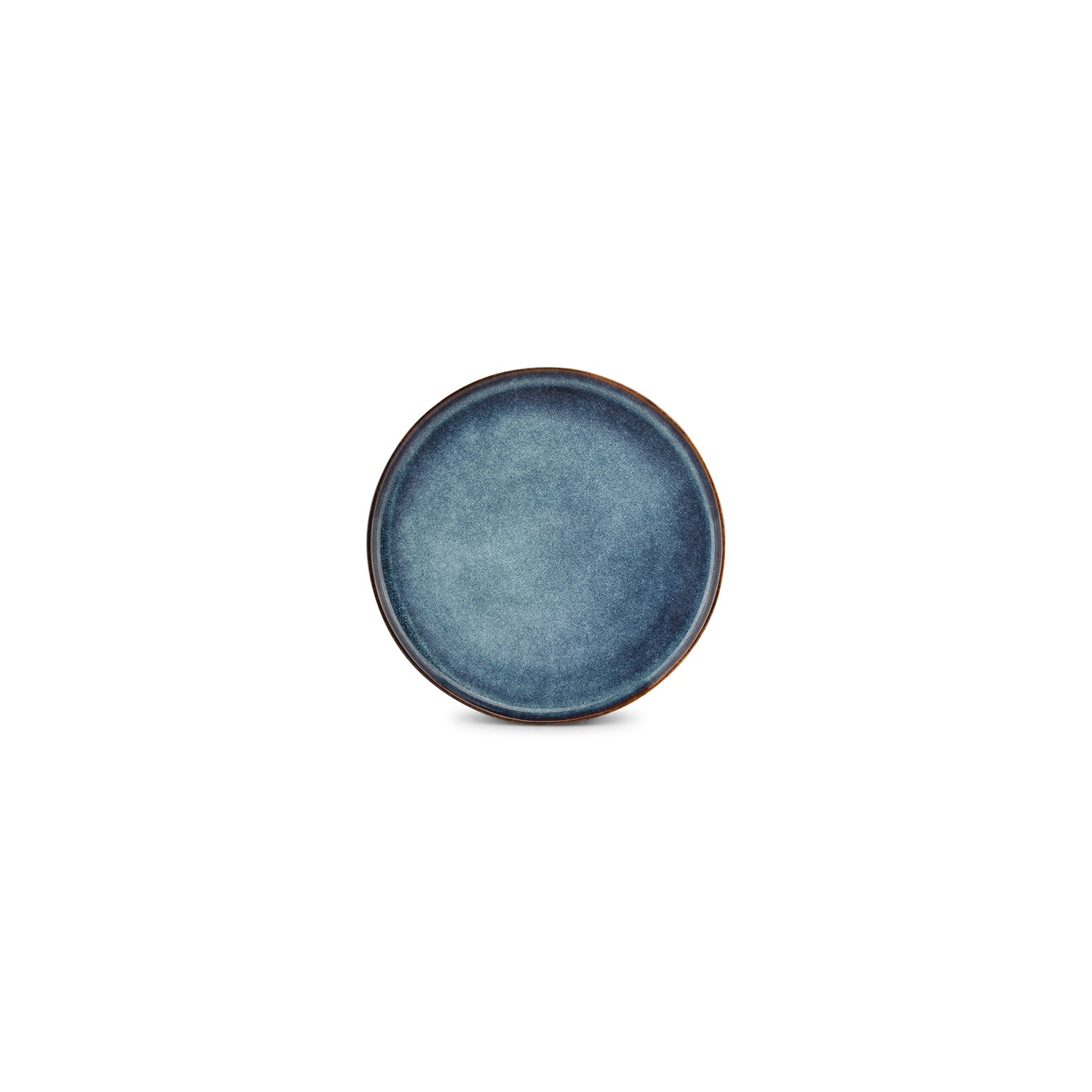 Ona - Plat bord 22cm blauw Duna - Set van 4