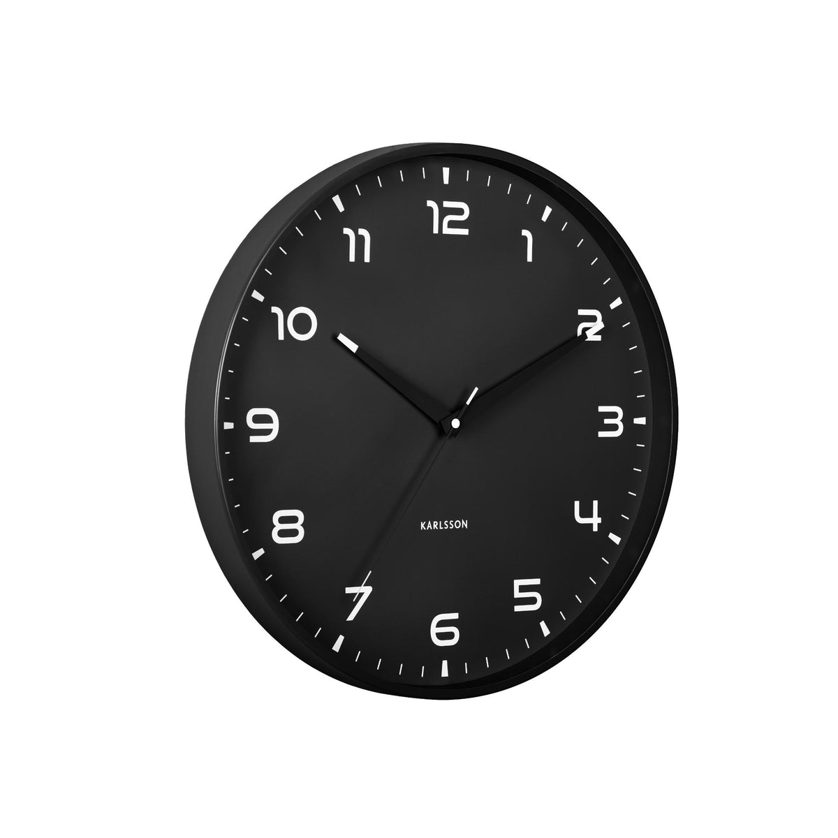 Karlsson wandklok Orgullo - zwart - Ø40cm