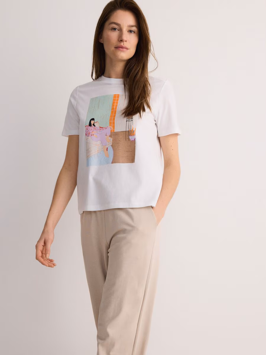 Regular Fit T-Shirt With Print