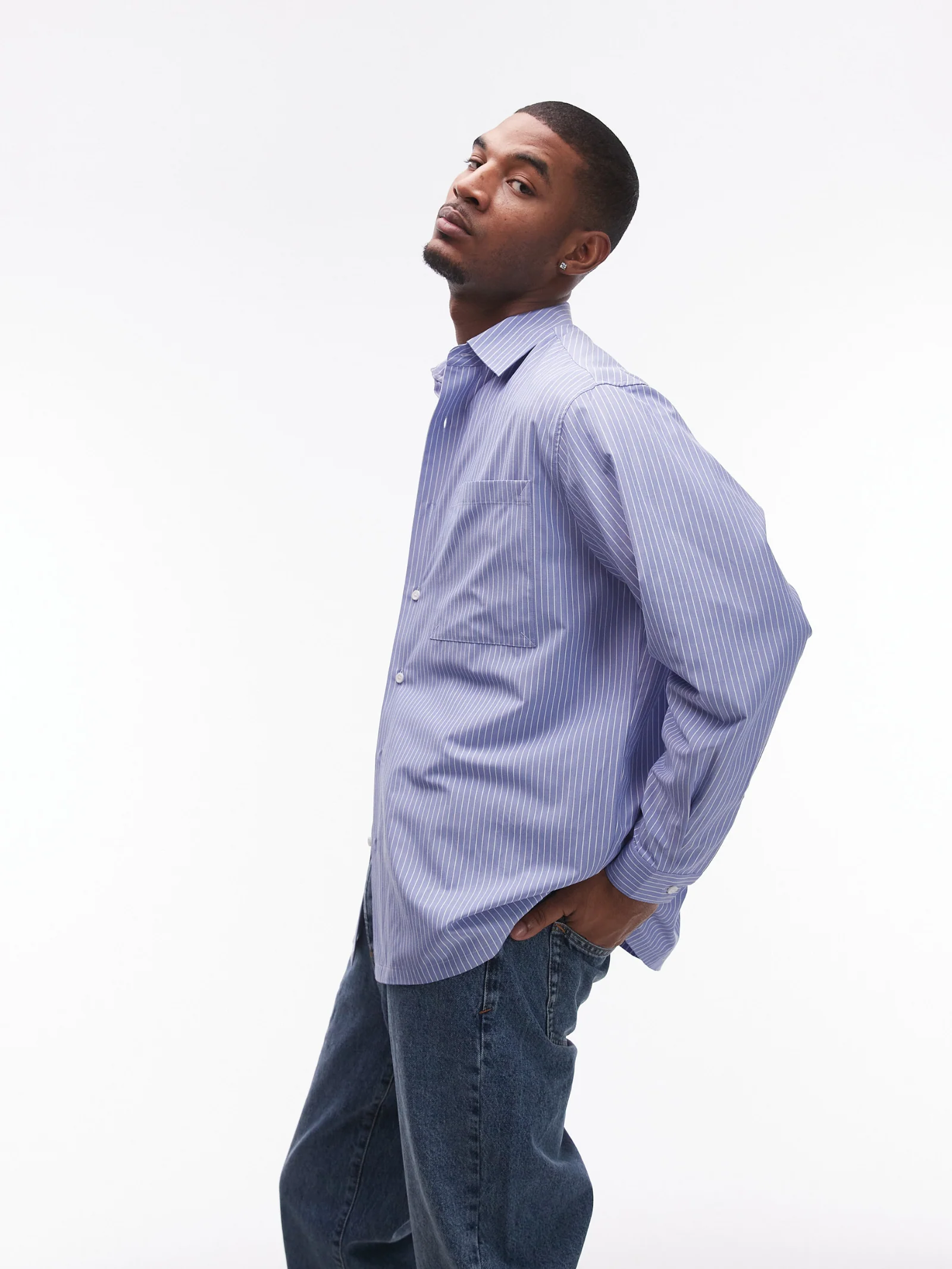 Oversized Stripe Shirt