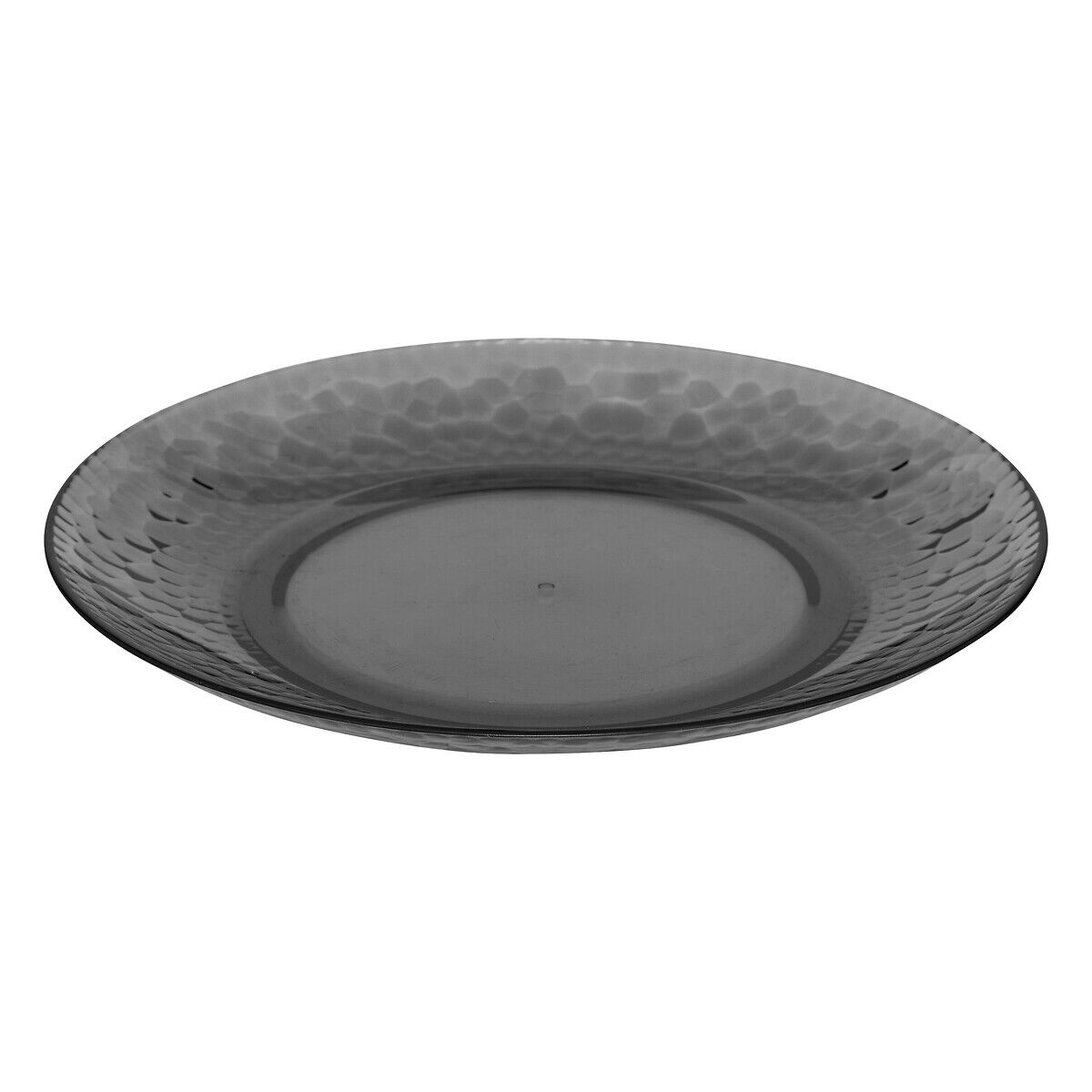 Prato de sobremesa ESTIVA 20cm cinza em poliestireno