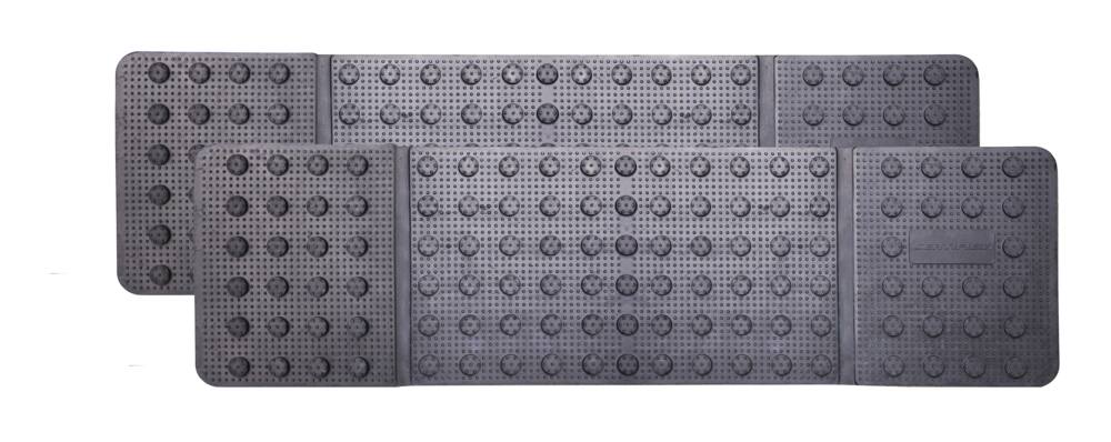 Certified Medium Vehicle Traction Mat for Snow, Ice, Mud & Sand, 2-pk