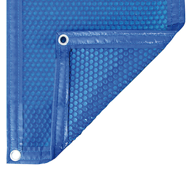 Bâche à bulles Piscine 8 x 4 - 400 Microns - Rectangulaire-Bleu - Bordée Périmètre - EDG Premium