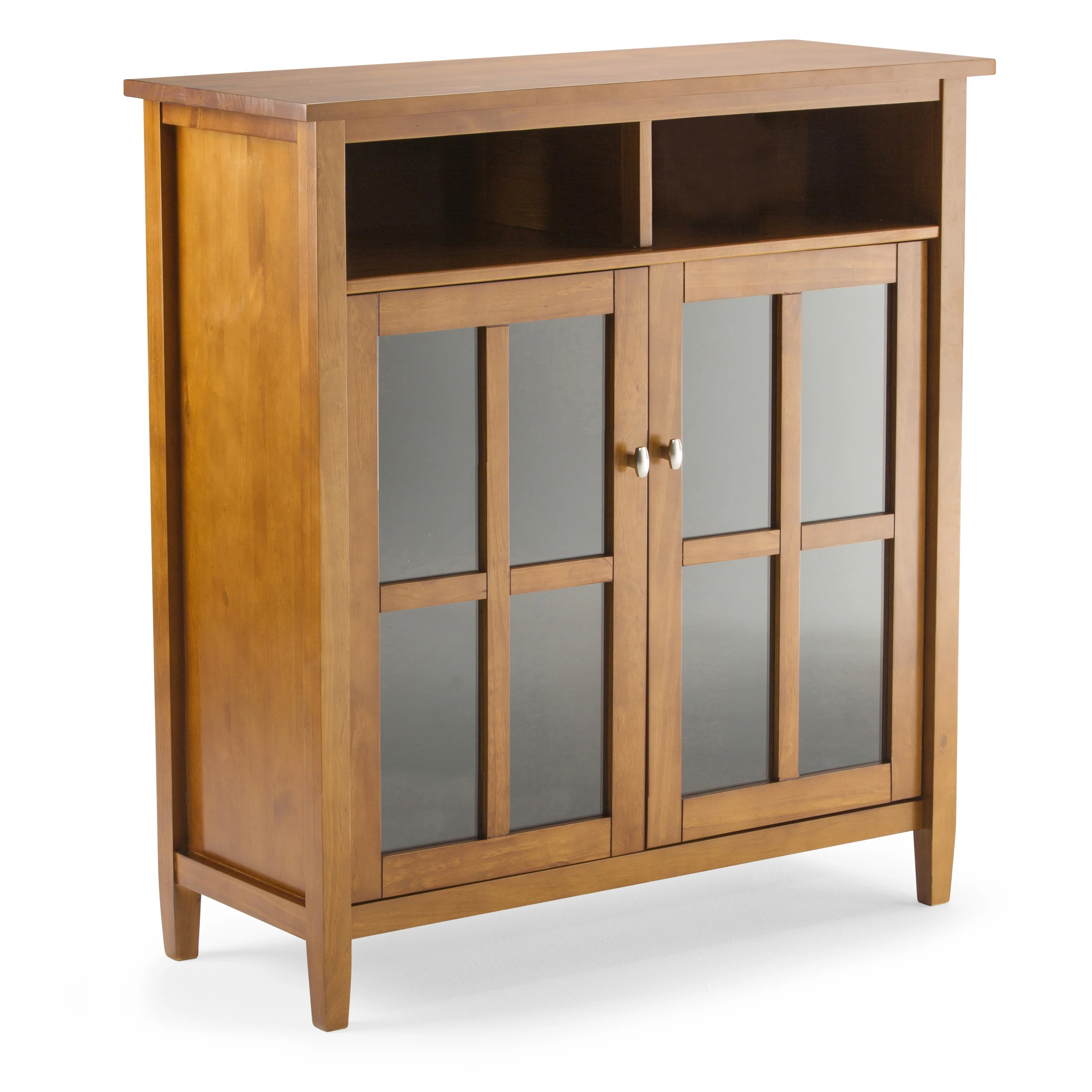 WYNDENHALL Norfolk Wood Storage Media Cabinet - 39Wx16Dx42H