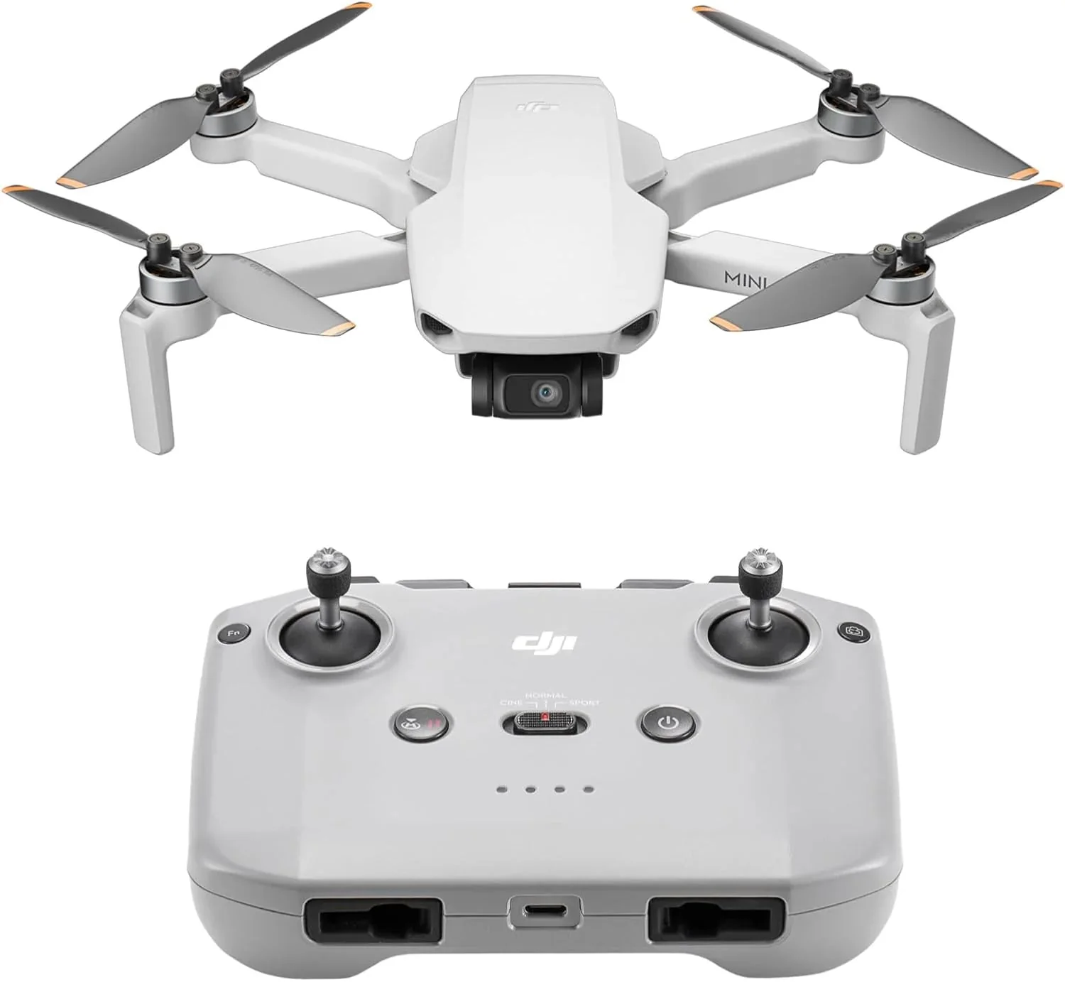 DJI Mini 4K, Drone with 4K UHD Camera for Adults, Under 249 g, 3-Axis Gimbal Stabilization, 10km Video Transmission, Auto Return, Wind Resistance, 1 Battery for 31-Min Max Flight Time, Intelligent Flight(Mini 4K (31-min))