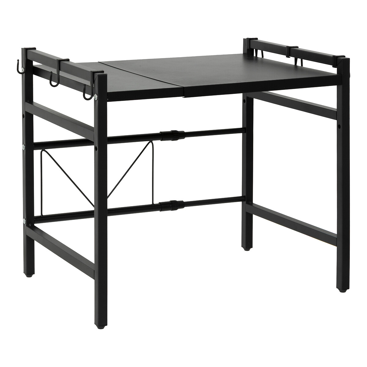 Prateleira para microondas preto