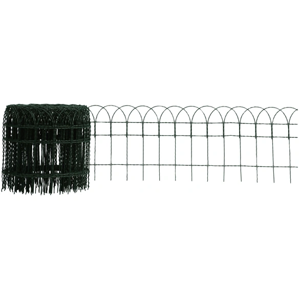 Ziergeflecht, HxL: 120 x 2500 cm, Stahl, grün