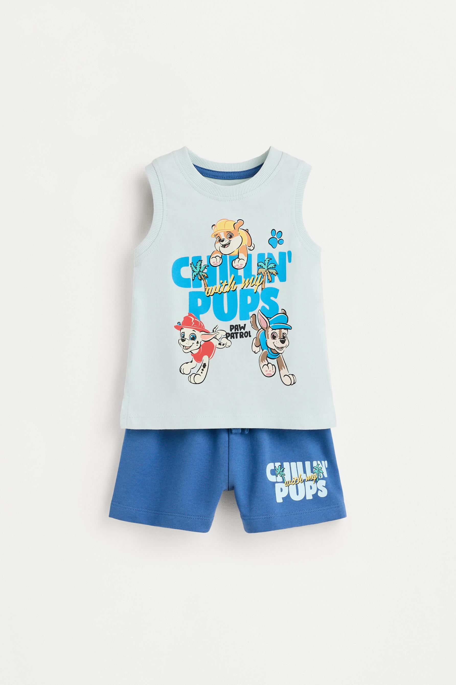 Set Patrulla Canina ©Nickelodeon camiseta y bermuda