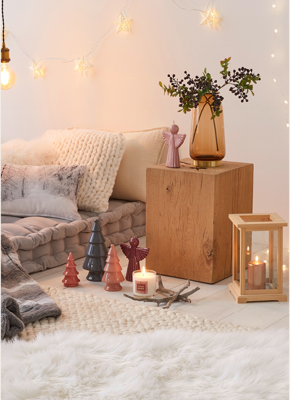 PETIT TAPIS EFFET PEAU DE MOUTON BLANC